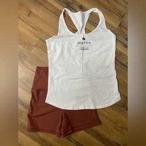 Zentoa Set: buttery soft shorts and tank